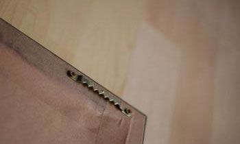 Contemporary Black Frame with brown paper on the back
